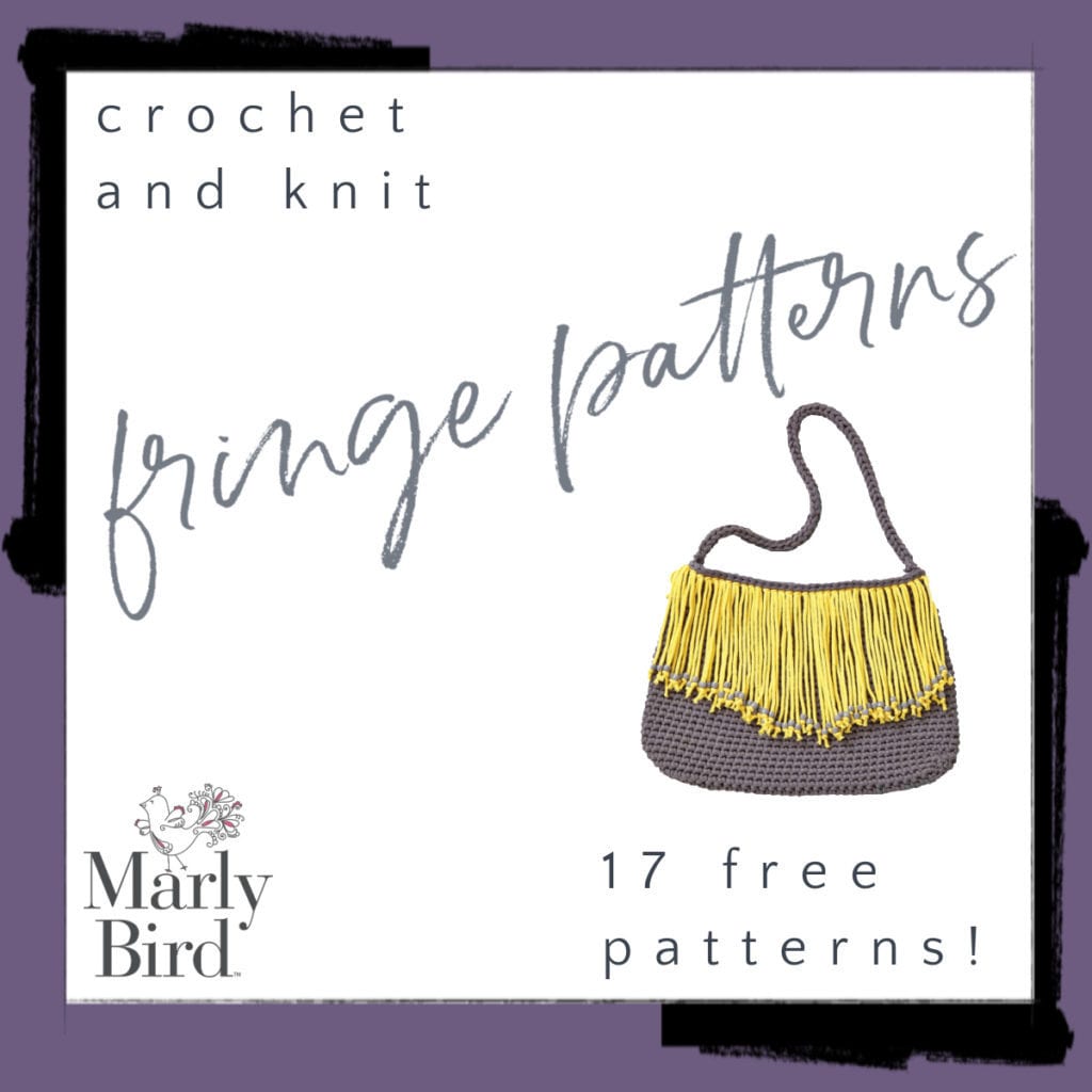Free Fringe Patterns to Crochet and Knit