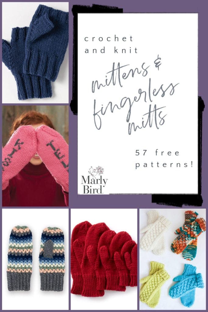 Mittens and Fingerless Mitts 57 Free Knit and Crochet Patterns