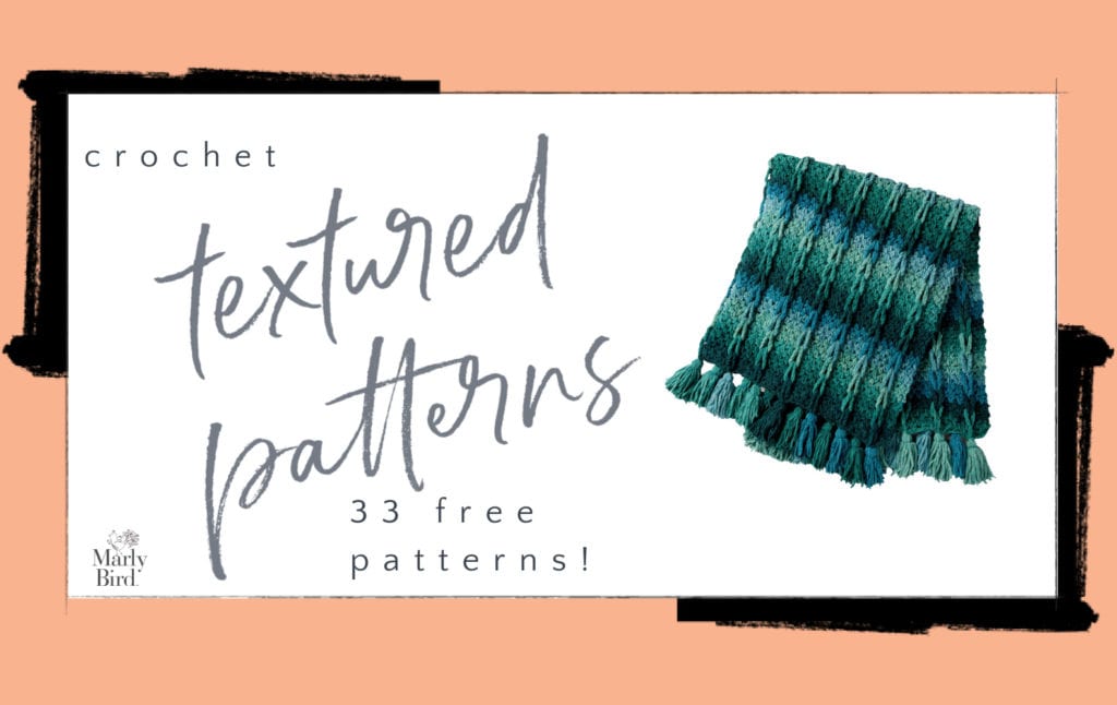 33 Free Textured Crochet Patterns