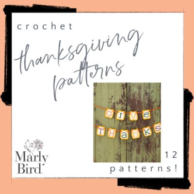 12 Free Crochet Thanksgiving Table and Home Decorations