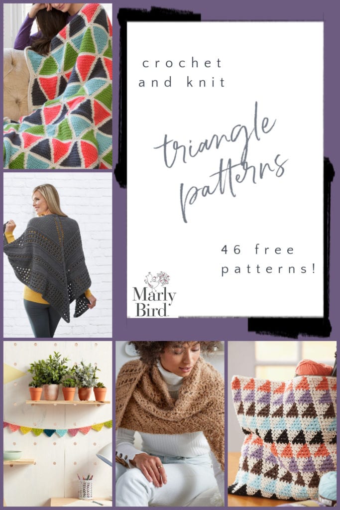 Free Triangle Patterns to Crochet and Knit