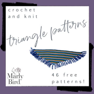 Free Triangle Patterns to Crochet and Knit