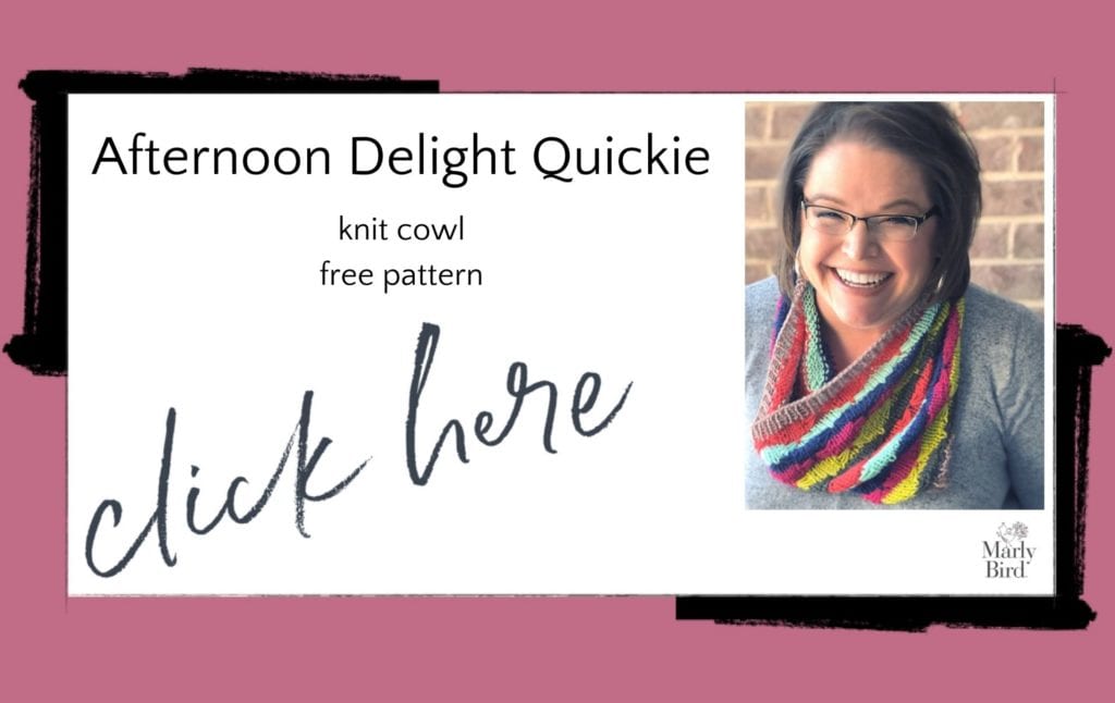Afternoon Delight Quickie Knit Cowl Free Patter