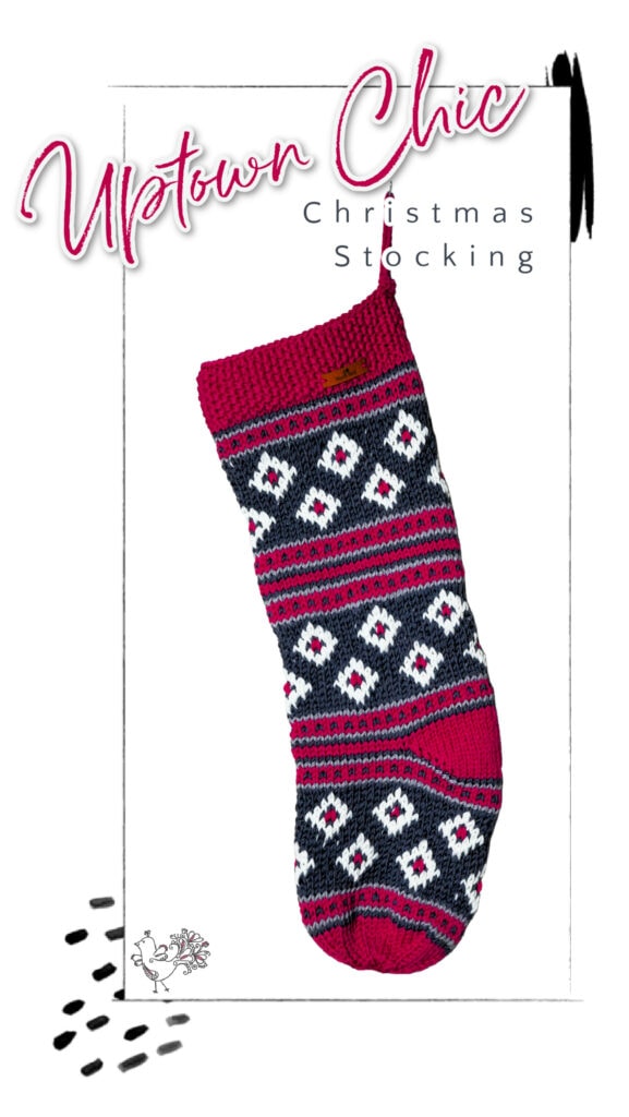 Uptown Chic Christmas Stocking