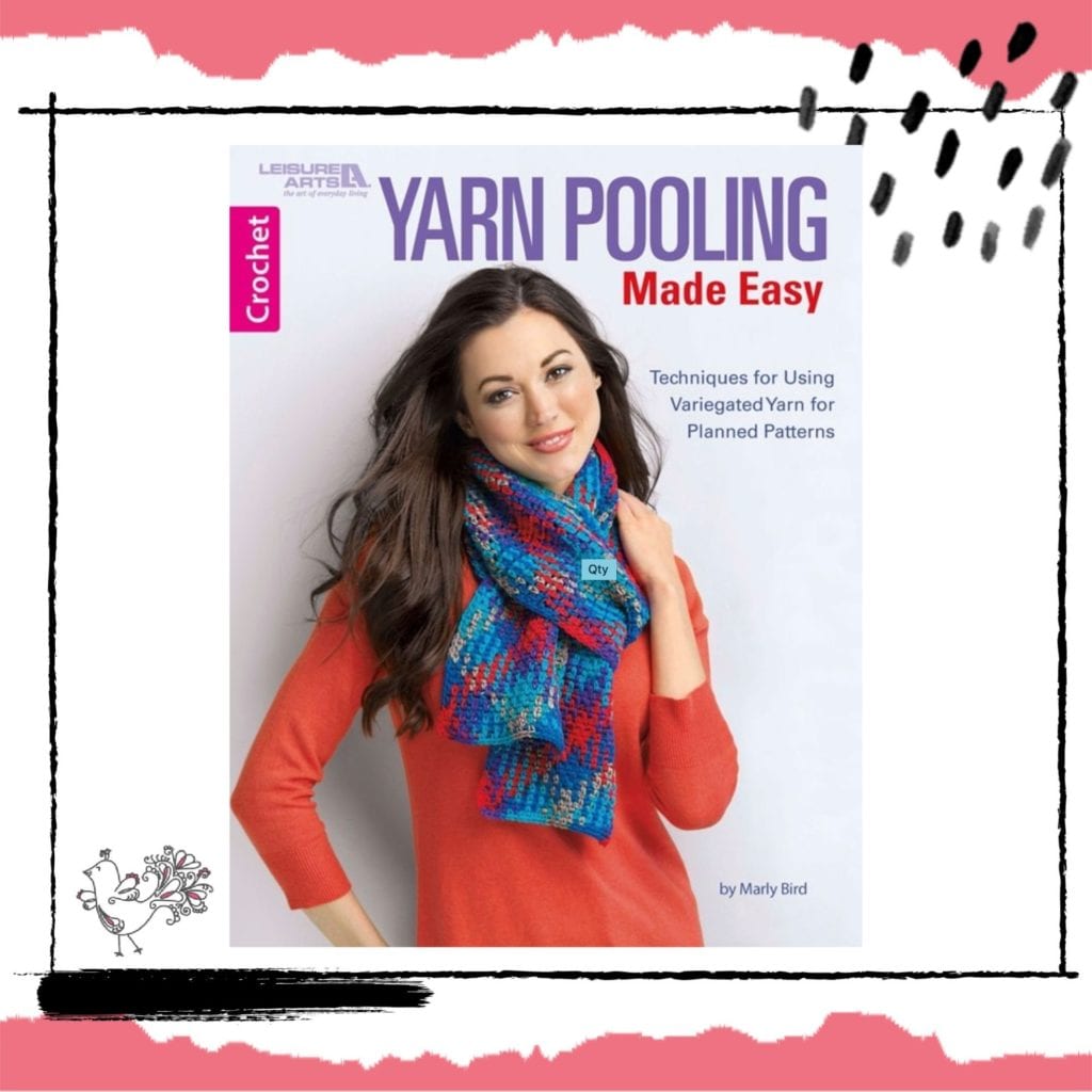 Marly Bird knit and crochet books: yarn pooling made easy