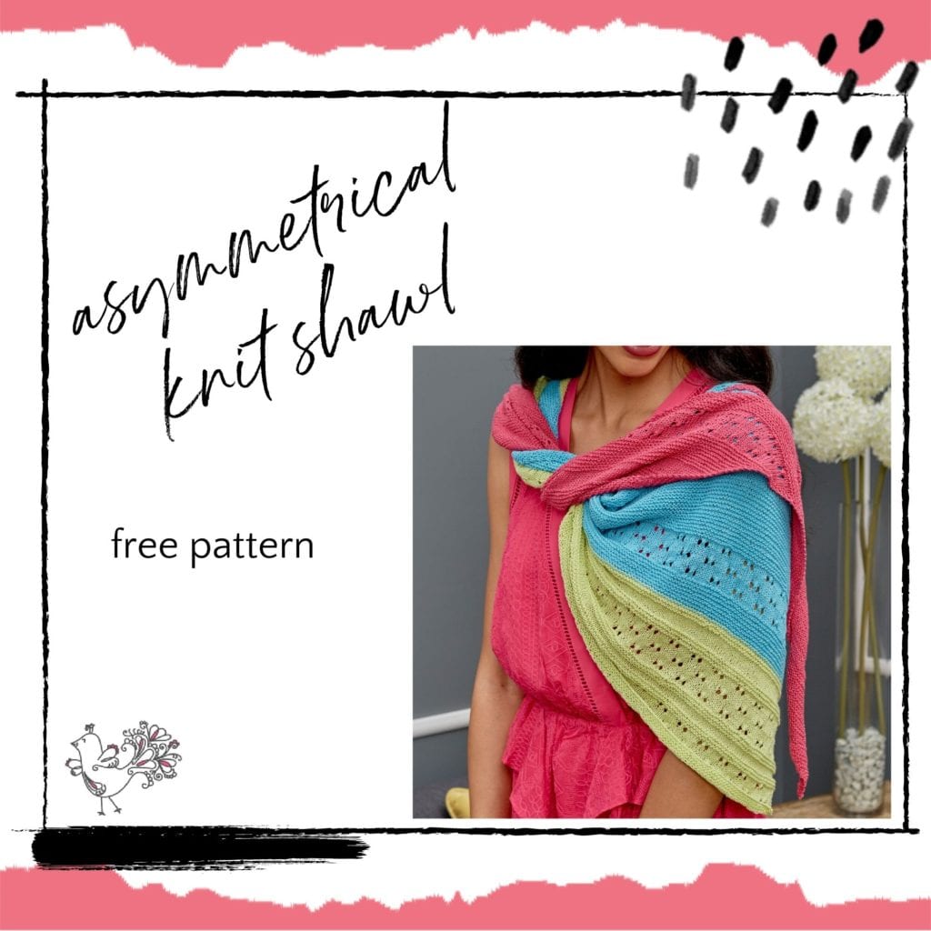 asymmetrical knit prayer shawl free pattern