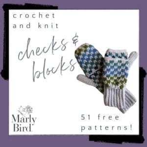 51 Free Checks and Blocks Crochet and Knitting Patterns - Marly Bird