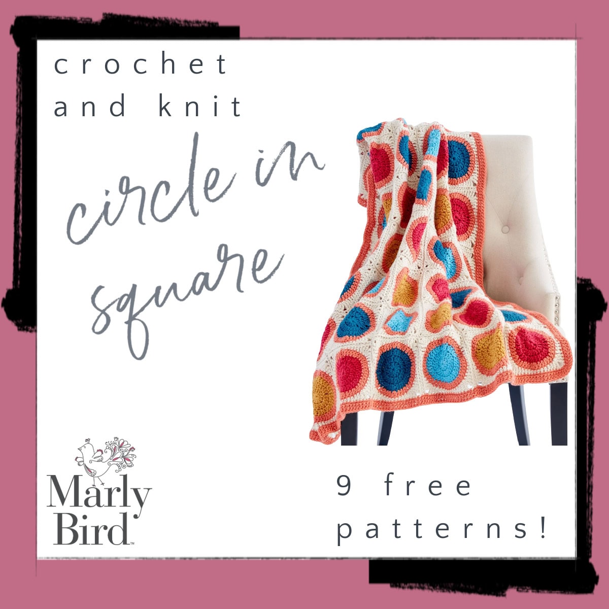 20 Free Circle Patterns to Crochet and Knit | Marly Bird