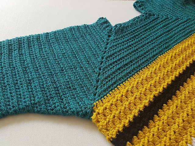 crochet jumper dress pattern by joy of motion