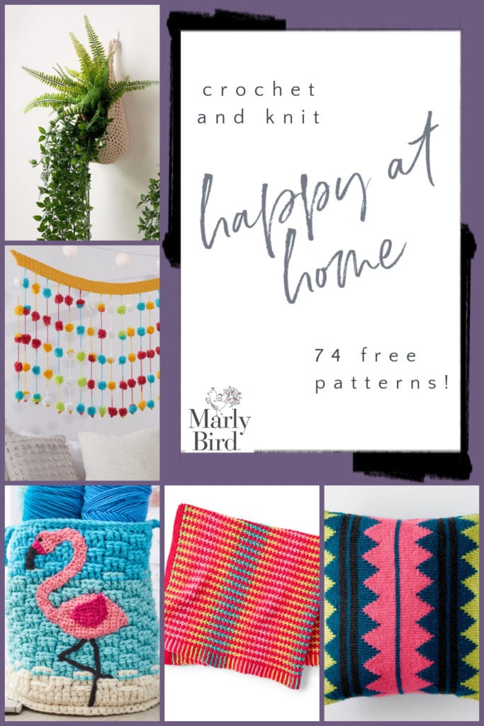 74 FREE Happy at Home Crochet and Knit Patterns