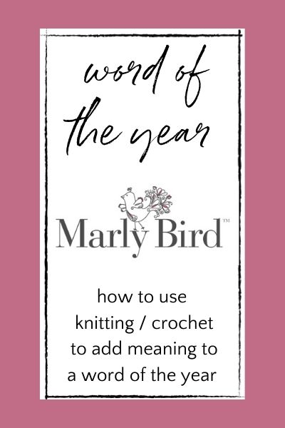 knit and crochet word of the year
