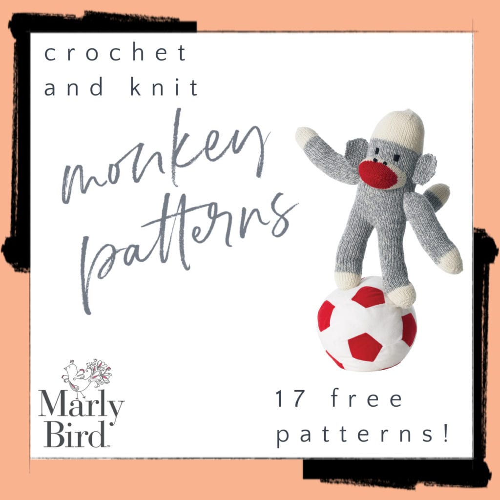 17 Monkey Patterns to Crochet and Knit