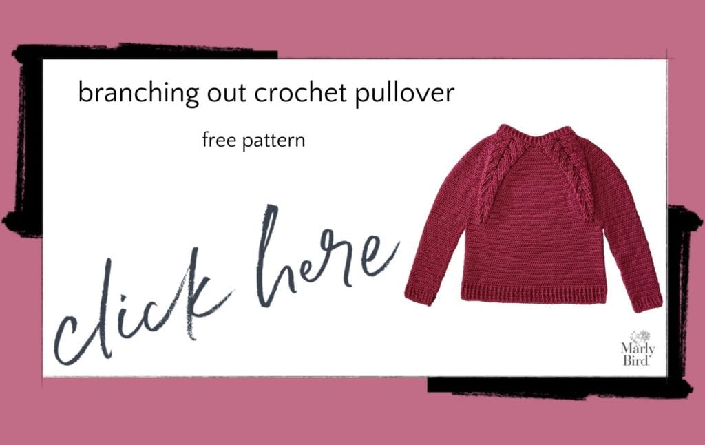 Branching Out Crochet Pullover Free Pattern