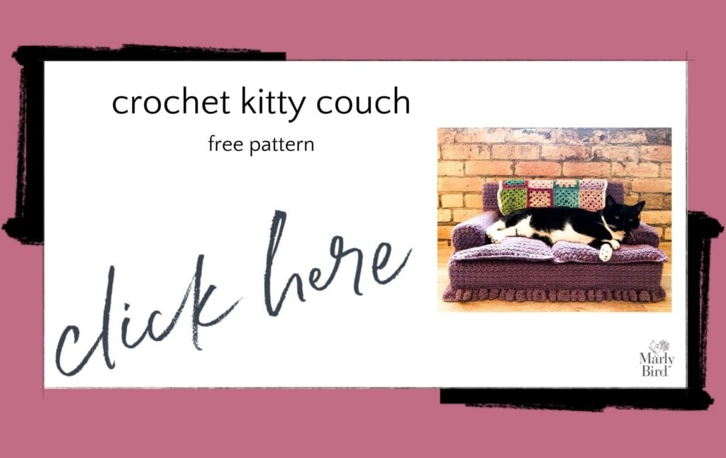 Crochet Kitty Couch Free Crochet Pattern