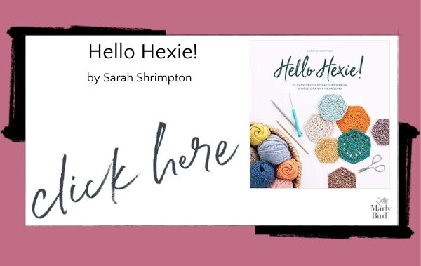 hello hexie crochet book by Sarah Shrimpton