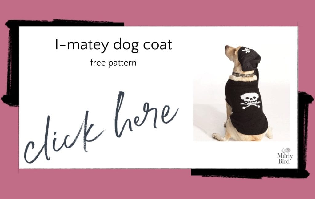 I-matey Dog Coat Free Knitting Pattern