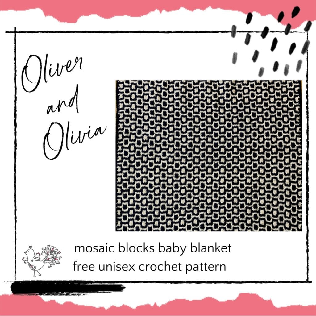 free unisex crochet baby blanket pattern