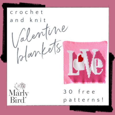 Free Valentine Blankets to Crochet and Knit