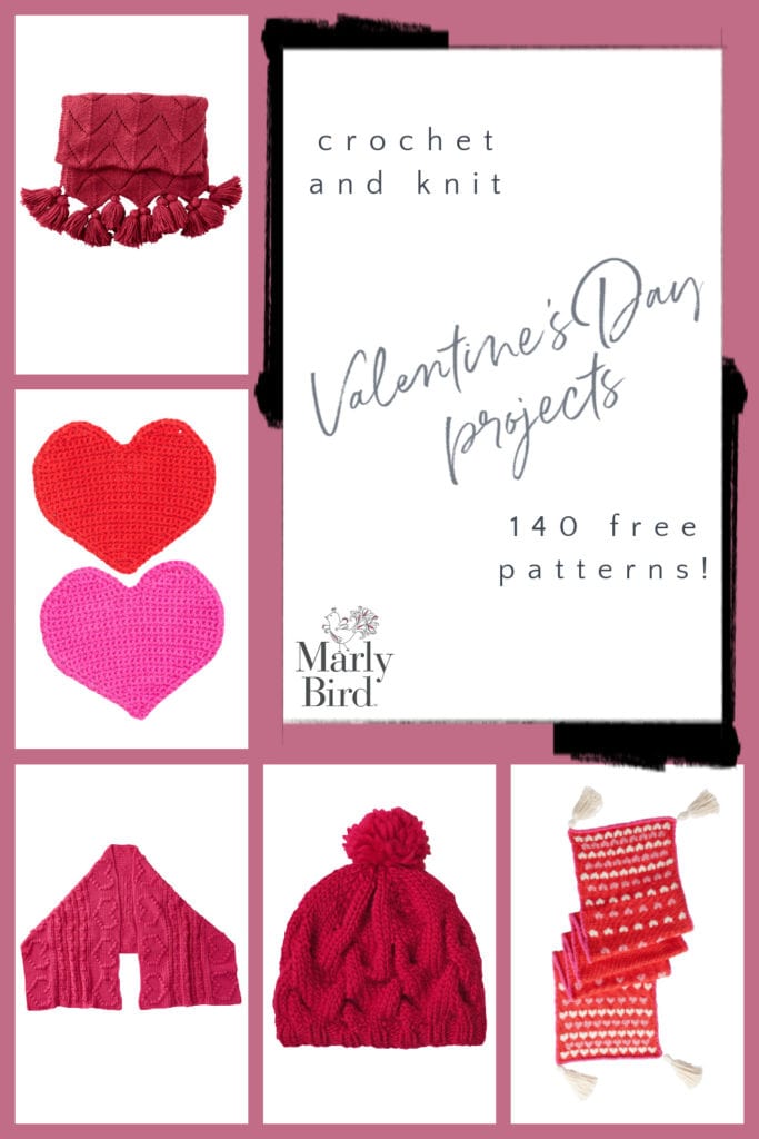 140 Free Knit and Crochet Valentine's Patterns