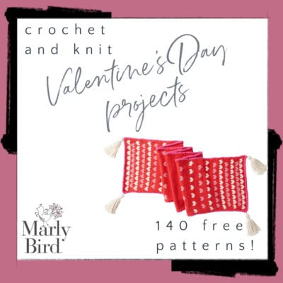 140 Free Knit and Crochet Valentine’s Patterns