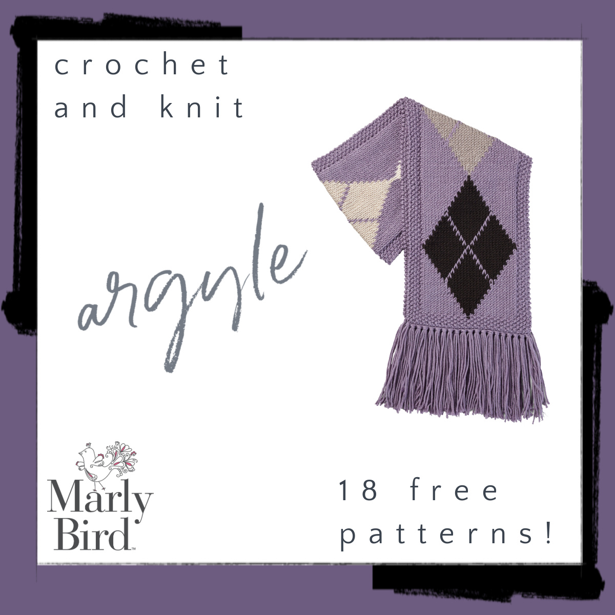 18 Free Argyle Crochet and Knit Patterns