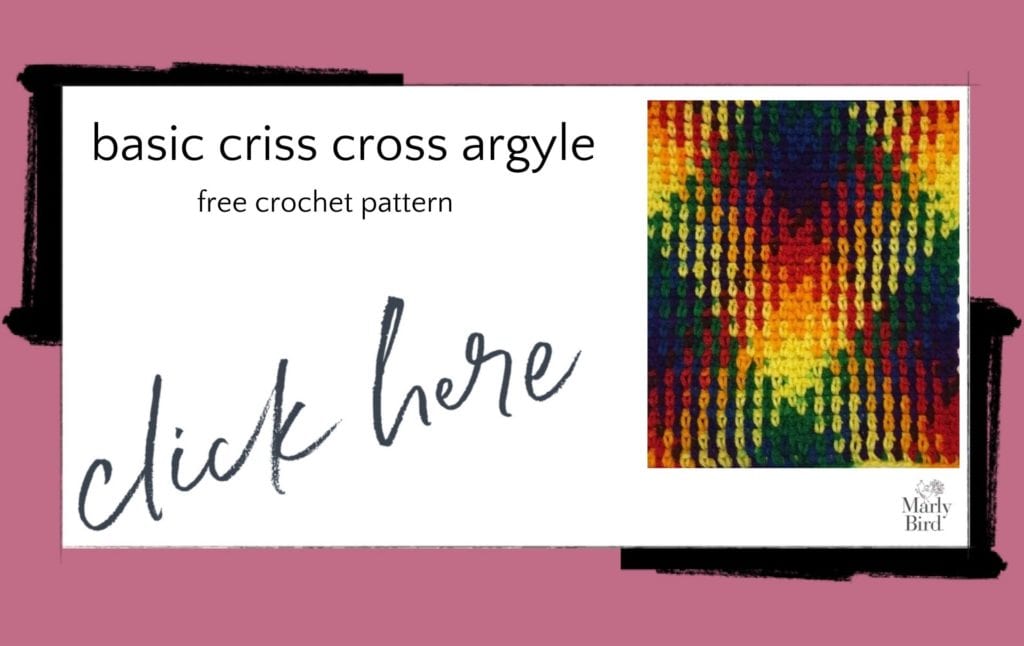 basic argyle crochet pattern