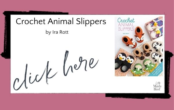 crochet animal slippers book