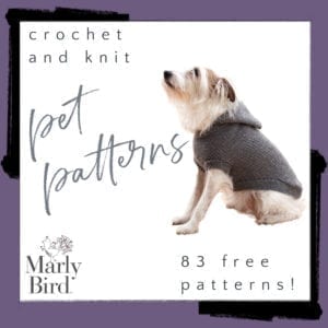 83 Free Pet Patterns to Knit and Crochet