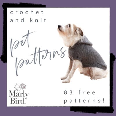 83 FREE Pet Patterns to Knit and Crochet