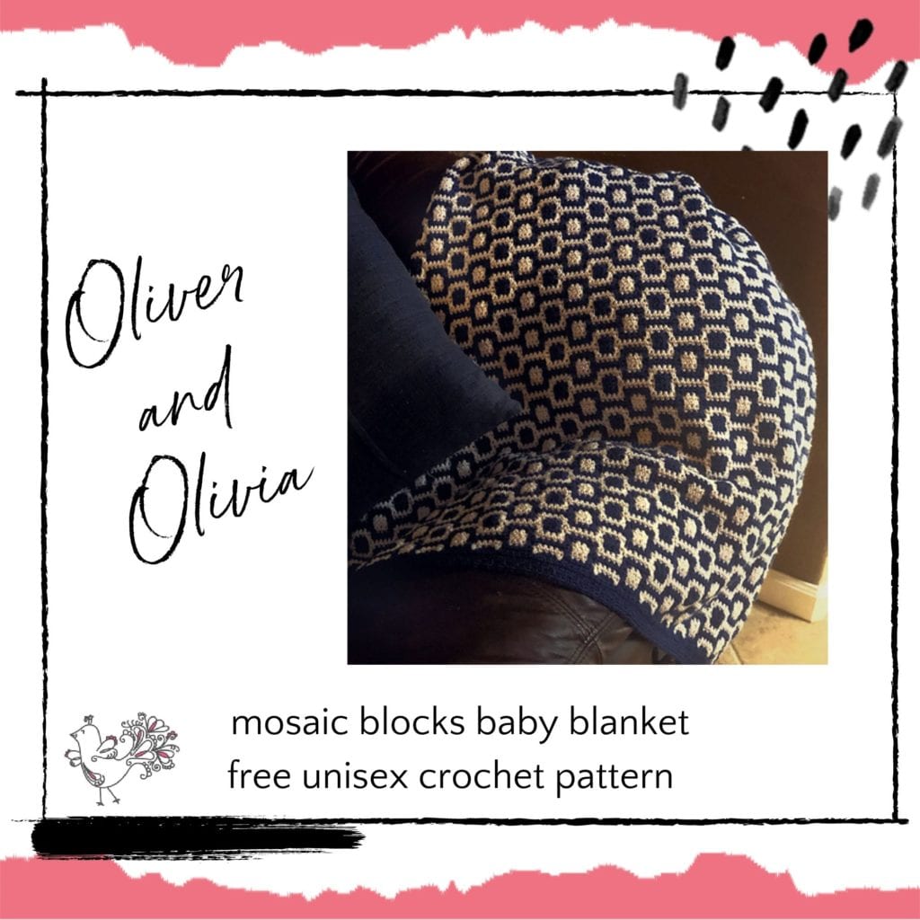 unisex crochet baby blanket free pattern