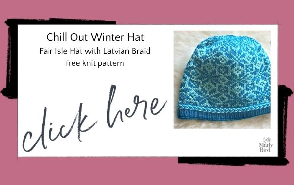 Chill Out Winter Hat free knitting pattern