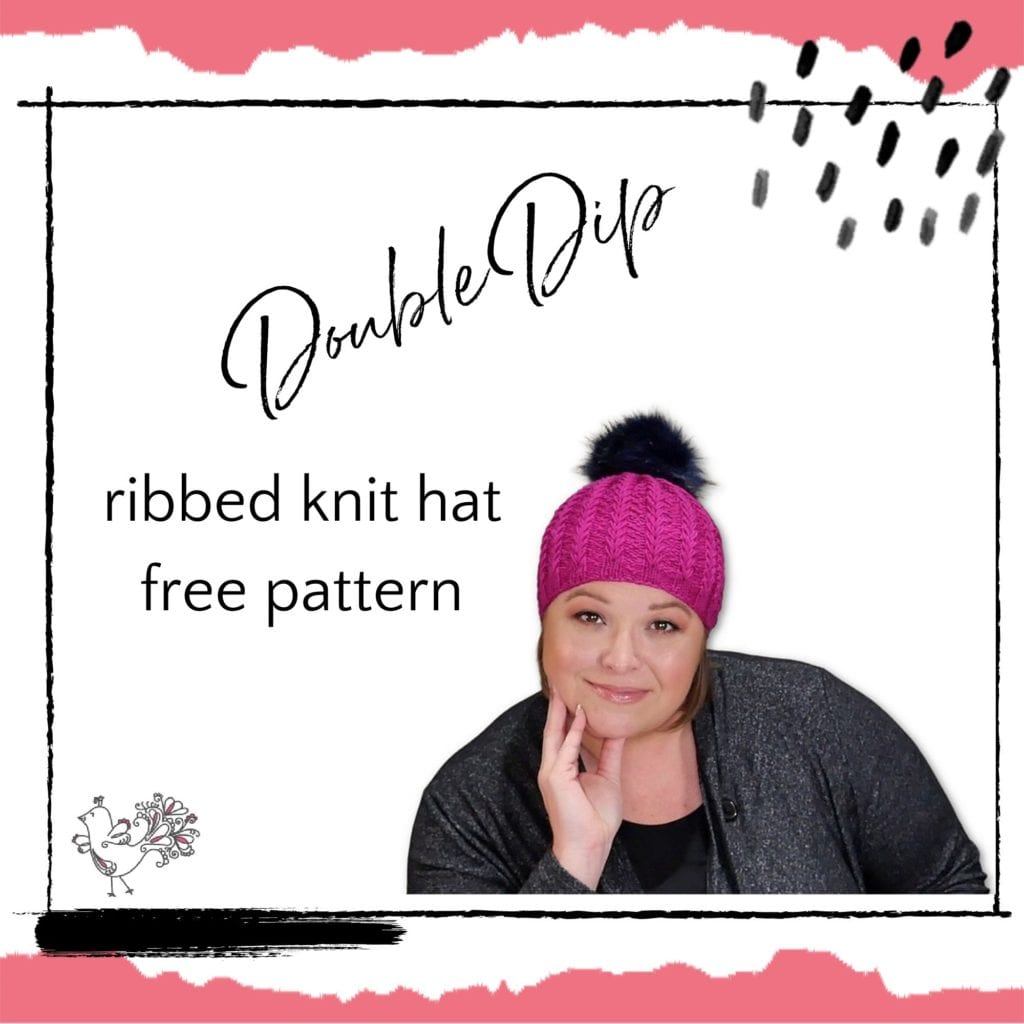 Double Dip Knit Hat Free Pattern By Marly Bird