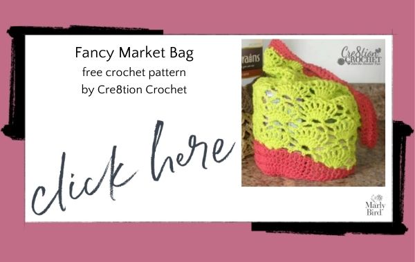 Fancy Market Bag Free Crochet Pattern