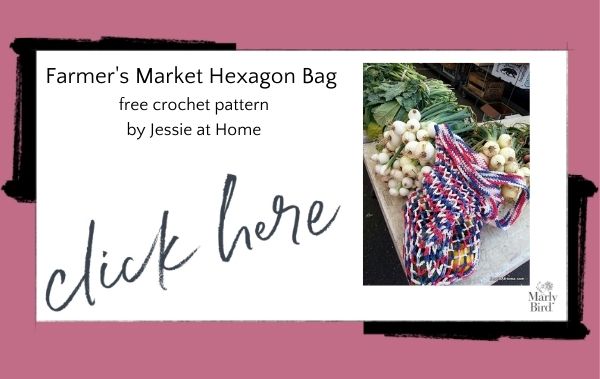 Farmers Market Hexagon Bag Free Crochet Pattern