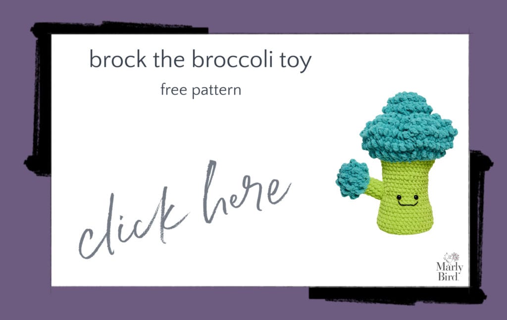 Crochet Brock the Broccoli Toy Free Pattern