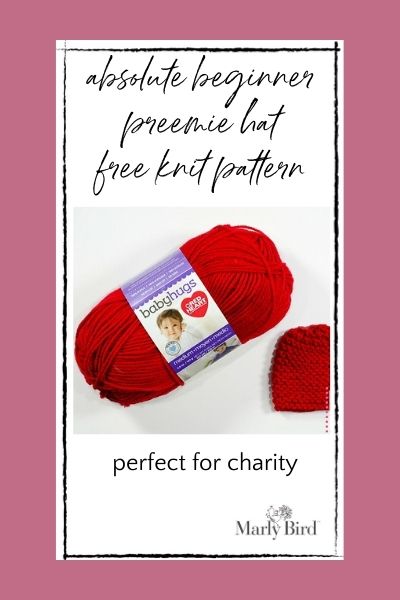 charity preemie knit hat free pattern