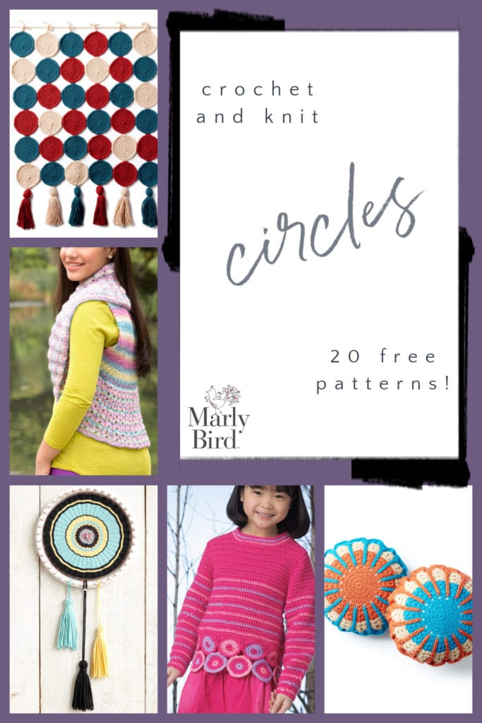 20 Free Circle Patterns to Crochet and Knit