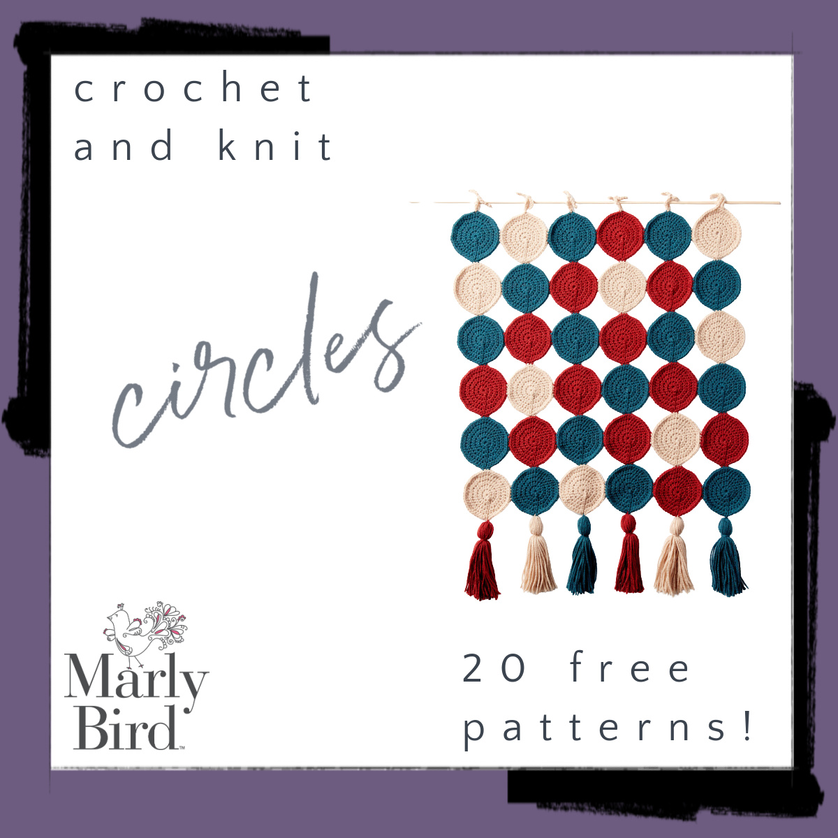 20 Free Circle Patterns to Crochet and Knit