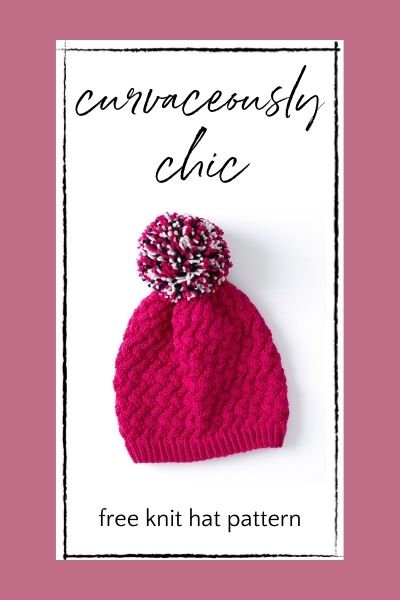 Curvaceously Chic Knit Hat free pattern by Marly Bird