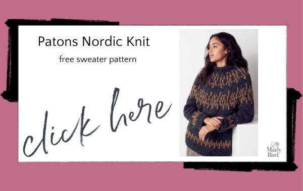 nordic knit sweater free pattern