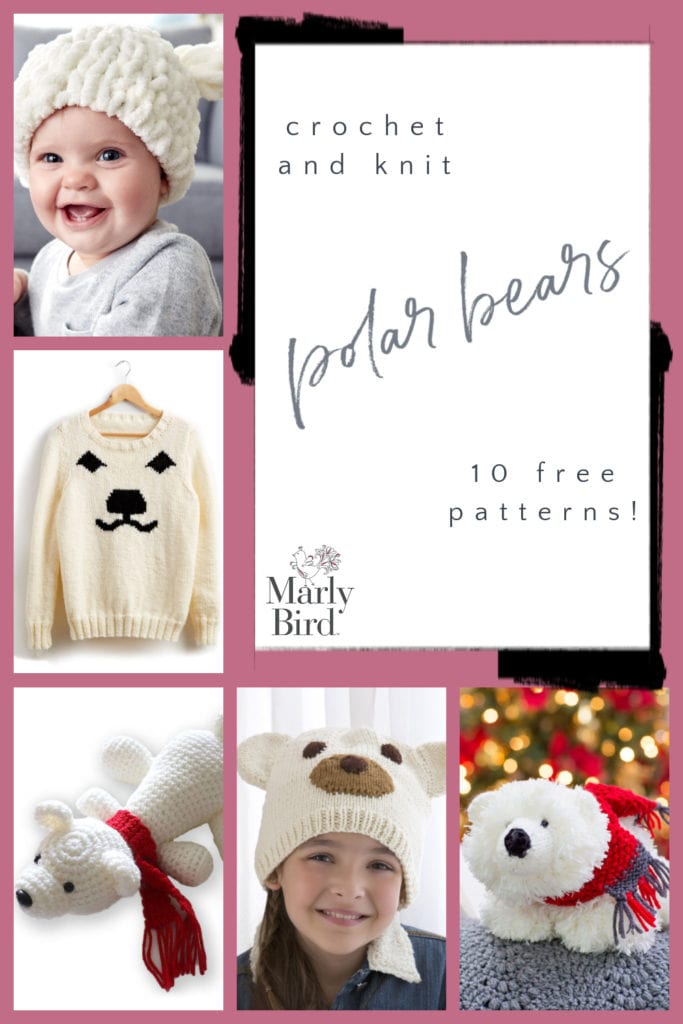 Free Polar Bear Projects to Knit and Crochet