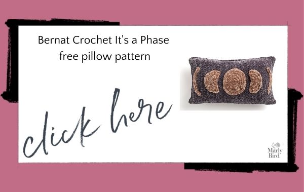 crochet moon pillow pattern