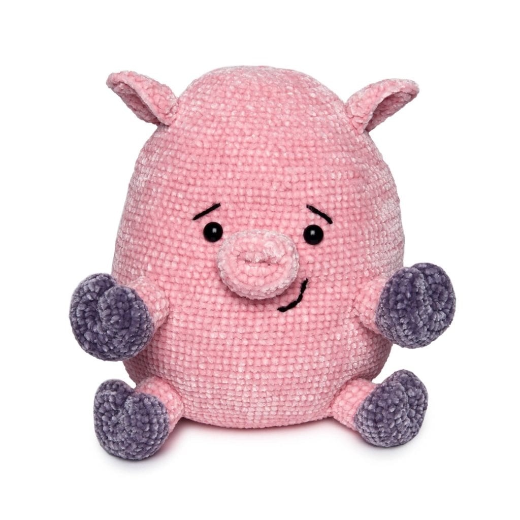 Bernat Crochet Pig Stuffie Free Crochet Pattern
