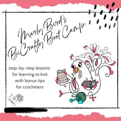 BiCrafty Bootcamp: Beginner Knitting Lessons for Crocheters || Start Here