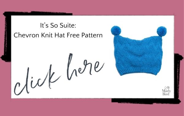 Chevron Knit Hat Free Pattern