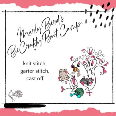 Knitting Basics: Knit, Garter, and Cast Off (BiCrafty Boot Camp: Knitting Lessons for Crocheters, Lesson 2)