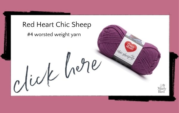 Red Heart Chic Sheep Worsted Weight Yarn