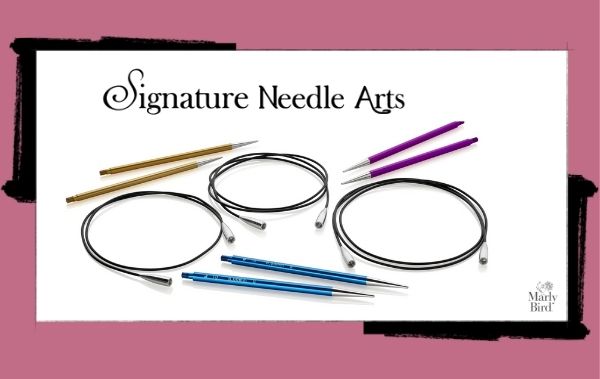 knitting needles form signature arts