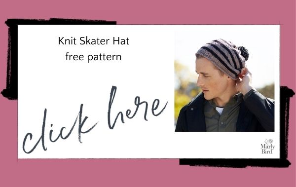 Skater's Knit Hat Free Pattern
