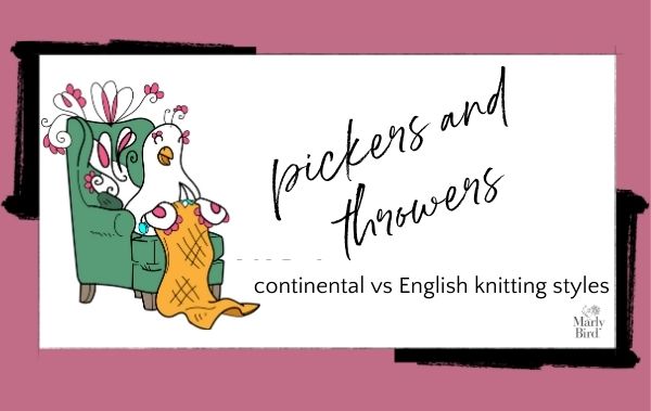 continental vs English knitting styles